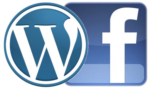 facebook and wordpress