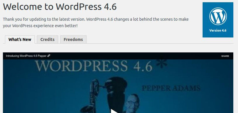 WordPress 4.6