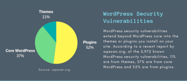 Top 5 WordPress Security Issues in 2018 – infographic