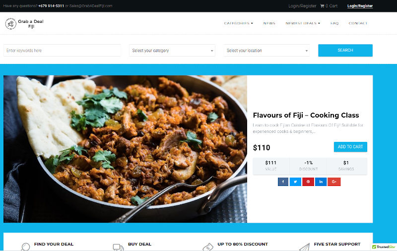 Grab-A-Deal Fiji Coupons